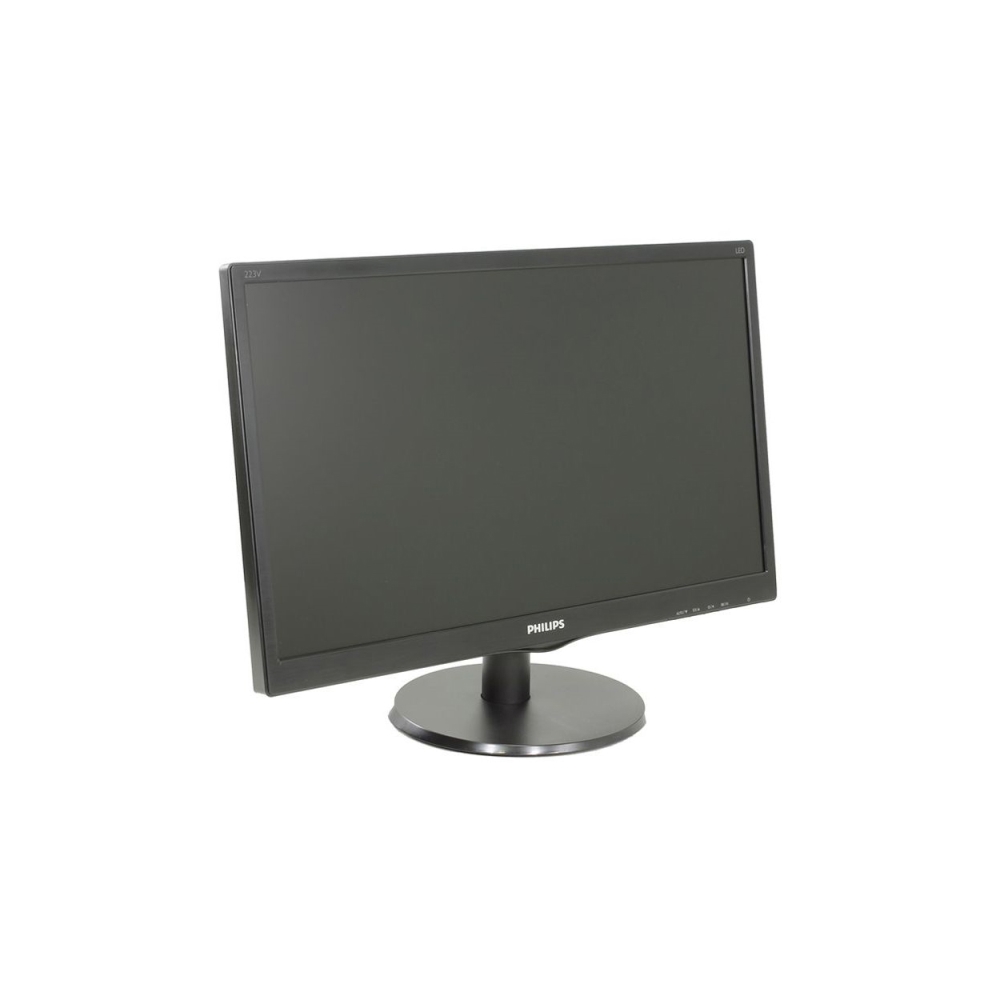 მონიტორი PHILIPS V-Line, 21.5" Full HD LED monitor; Aspect Ratio 16:9, Brightness 250cd/m, Smart Contrast 10 000 000:1, Response Time 5ms, Resolution 1920/1080, Viewing Angle 170/160, Signal Input VGA , Hairline Black