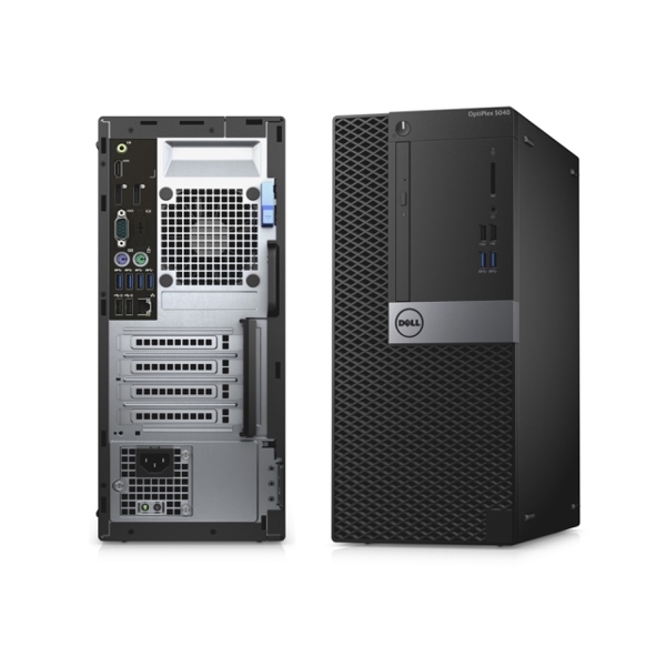 ბრენდ კომპიუტერი DELL OptiPlex 5050MT  (QC/8MB/8T/3.6GHz), 8GB (2X4GB) 2400MHz DDR4 UDIMM(4x slot up to 64GB), 1TB 7.2k RPM SATA 6Gbps Entry 3.5in, Integrated Intel HD Graphics 630