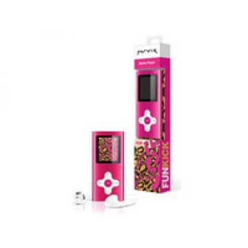 MP3 ფლეიერი MP4 PLAYER  YARVIK Funkick Media Player 4GB, Pink  PMP224