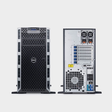 სერვერი DELL PowerEdge T430 /Chassis with up to 8, 3.5" Hot Plug HDD/NO CPU /32Gb (2x16GB RDIMM), 2400MT/s, Dual Rank, x8 Data Width/8x4TB 7.2K RPM SATA 6Gbps 3.5in Hot-plug Hard Drive,13G/PERC H730P Controller, 2GB NV Cache/DVD-ROM/iDRAC8 Enterprise