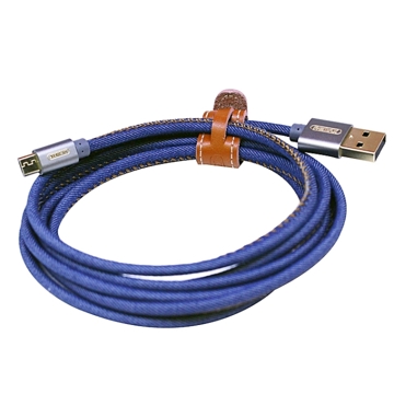 მობილურის დამტენი  Remax Cowboy Data Cable for Type C  RC-096a (Length: 1.2M) Blue