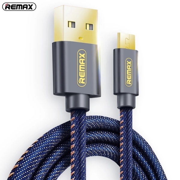 მობილურის დამტენი Remax Cowboy Data Cable for Micro USB RC-096m (Length: 1.8M) Blue