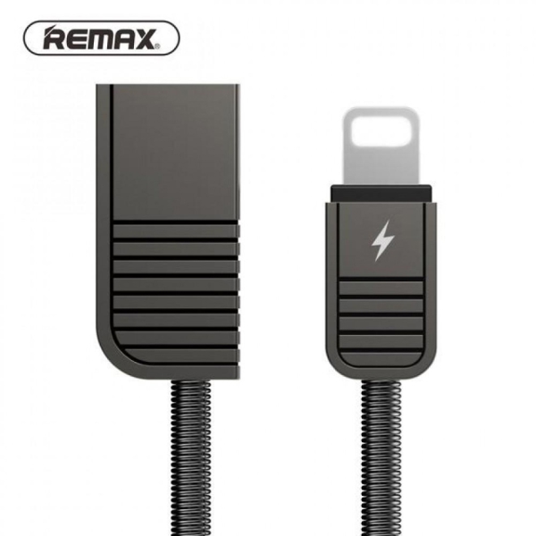 მობილურის დამტენი  REMAX Linyo Series Cable for iPhone 5/6/7/SE RC-088i black