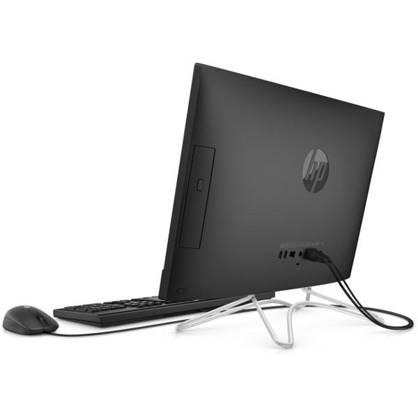 ALL IN ONE კომპიუტერი HP 200G3-21.5All-in-i5-8250U / 4GB / 1TB HDD / DOS / DVD-WR n-Windows / 1yw / kdb / USBmouse / Realtek AC 1x1 WW with 1 Antenna / Sea and Rail / Jet Black Plastic