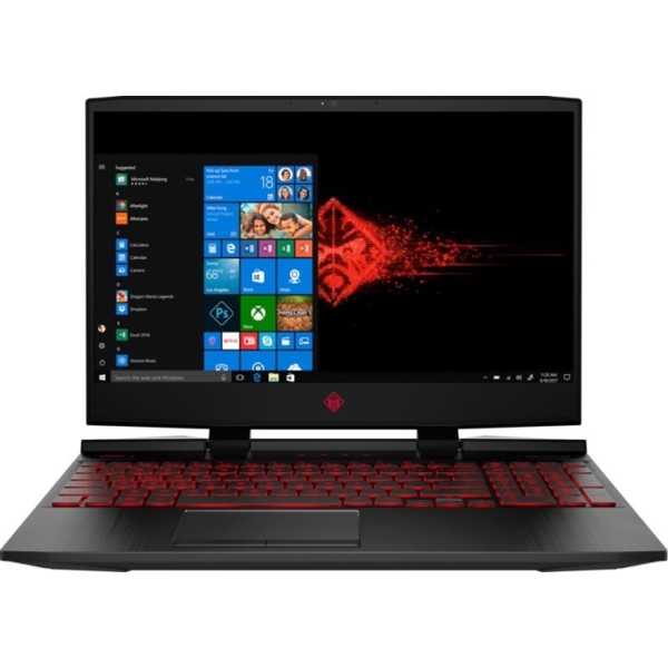 ნოუთბუქი HP COMPAQ OMEN 15 BY   15.6 FHD   I7-8750HQ,  12GB,  1TB+128GB, GTX 1050TI 4GB, FREEDOS, NO ODD  BLACK