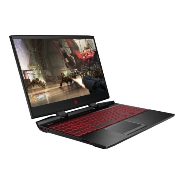 ნოუთბუქი HP COMPAQ OMEN BY HP  15.6 "   I7-8750H,  8GB,  1TB + 128GB,  GTX 1050 2GB,  FREEDOS, NO ODD  BLACK