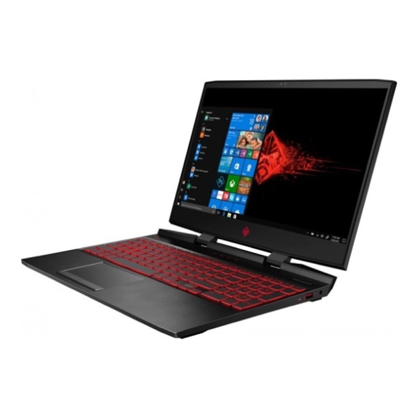 ნოუთბუქი HP COMPAQ OMEN BY HP  15.6 "   I7-8750H,  8GB,  1TB + 128GB,  GTX 1050 2GB,  FREEDOS, NO ODD  BLACK