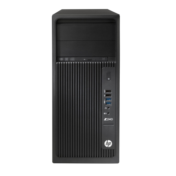 ბრენდ კომპიუტერი HP Z240 Tower Workstation Z240 Tower / Win10p64 / 8GB DDR4-2400 nECC (2x4GB) UDIMM / Intel HD GFX 630 (Core i3/i5/i7 CPUs) / 1TB 7200 / i5-7600 3.5GHz (up to 4.1GHz) 6M TWR / 3yw / DVD-ODD / USBBusinessSlimkbdSAU / USBmouse / SD Card Reader