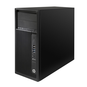 ბრენდ კომპიუტერი HP Z240 Tower Workstation Z240 Tower / Win10p64 / 16GB DDR4-2400 nECC (2x8GB) UDIMM / Intel HD GFX 630 (Core i3/i5/i7 CPUs) / 256GB / i7-7700K 4.2GHz (up to 4.5GHz) 8M TWR / 3yw / DVD-ODD / USBBusinessSlimkbdSAU / USBmouse / SD Card Reader