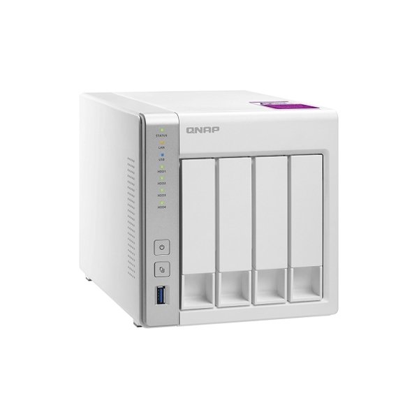 Storage system Qnap TS-328 3-bay Tower RAID 5 NAS with Feature-rich Applications for Home & Office: Annapurna Labs AL314 Quad-core 1.7GHz, 1GB DDR3 SODIMM RAM (max 8GB), SATA 6Gb/s, 2x GbE LAN, 3 x USB3.0, HDD hot-swappable