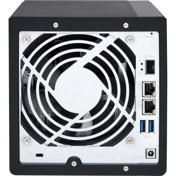 Storage System Qnap TS-431X2-2G 4-bay Tower High-performance Business NAS with Built-in 10GbE SFP+ Port: Annapurna Labs AL-314 Quad-Core 1.7GHz, 2GB DDR3 RAM, 1 x 10 Gigabit SFP+ LAN Port, 2 x GbE RJ45