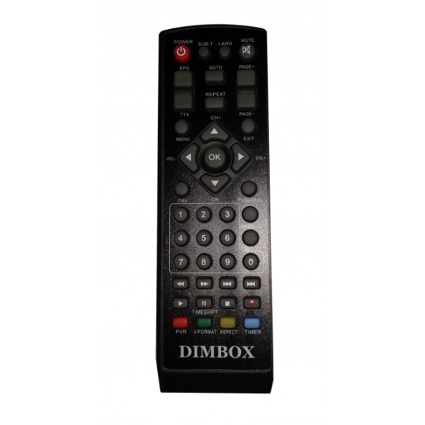 TV მიმღები DimBox NC-100T2, DVB-T2, USB, HDMI, Output black