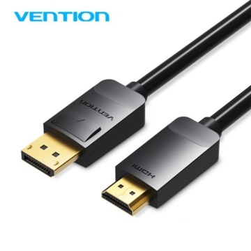 HDMI კაბელი VENTION HADBI DP to HDMI Cable 3M Black