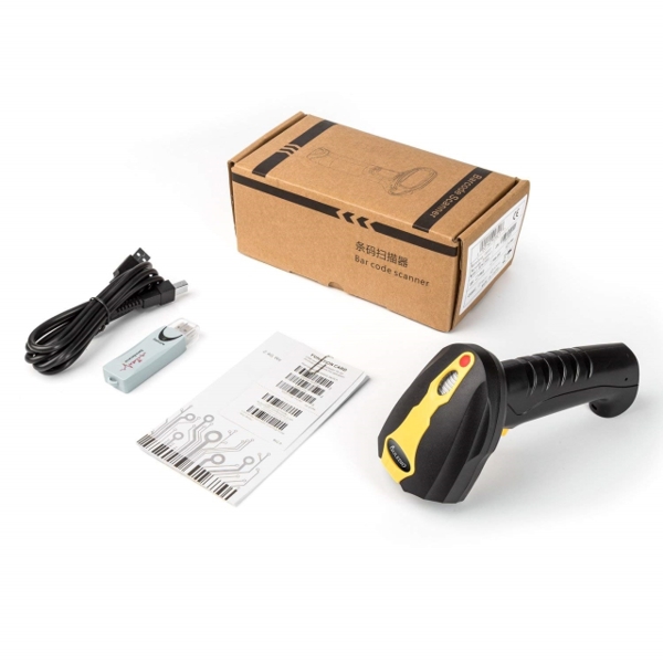 ბარკოდ სკანერი   Excelvan BP-8150GL 2.4GHZ Wireless Handheld Laser Barcode Scanner USB Receiver Support WinXP/7/8/8.1