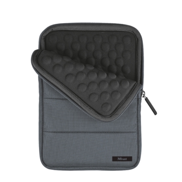 Trust  NYLON ANTI-SHOCK BUBBLE SLEEVE FOR 8" TABLETS - GREY