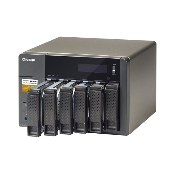 Storage System Qnap TS-653A-4G Tower QTS-Linux Combo NAS: 14 nm Intel Celeron N3150/N3160