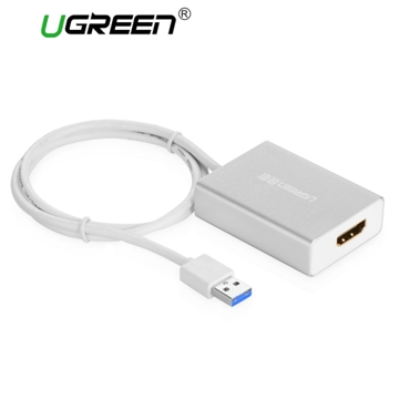 ადაპტერი UGREEN 40229 USB 3.0 to HDMI converter Silver 80CM USB TO HDMI USB TO HDMI