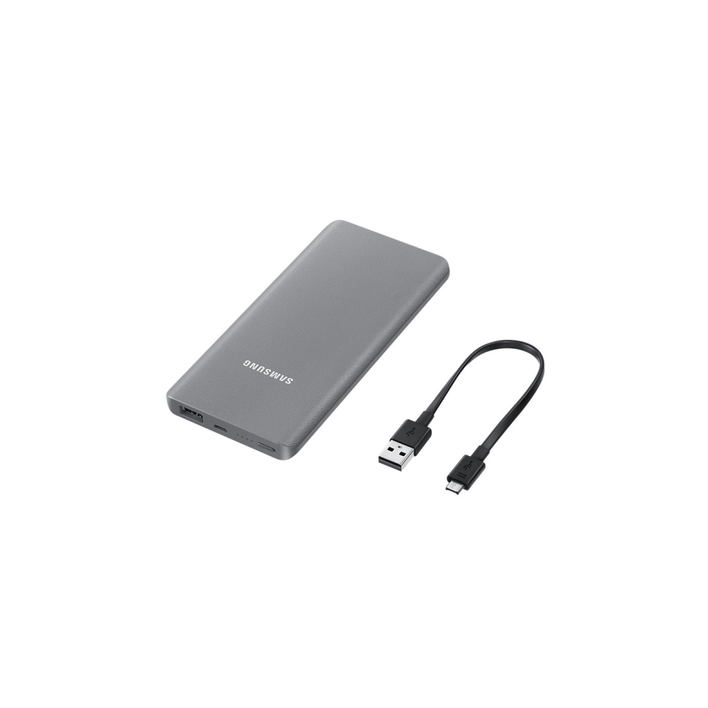პორტატული დამტენი  SAMSUNG POWER BANK 5000 MAH SILVER-GRAY  (EB-P3020BSRGRU)