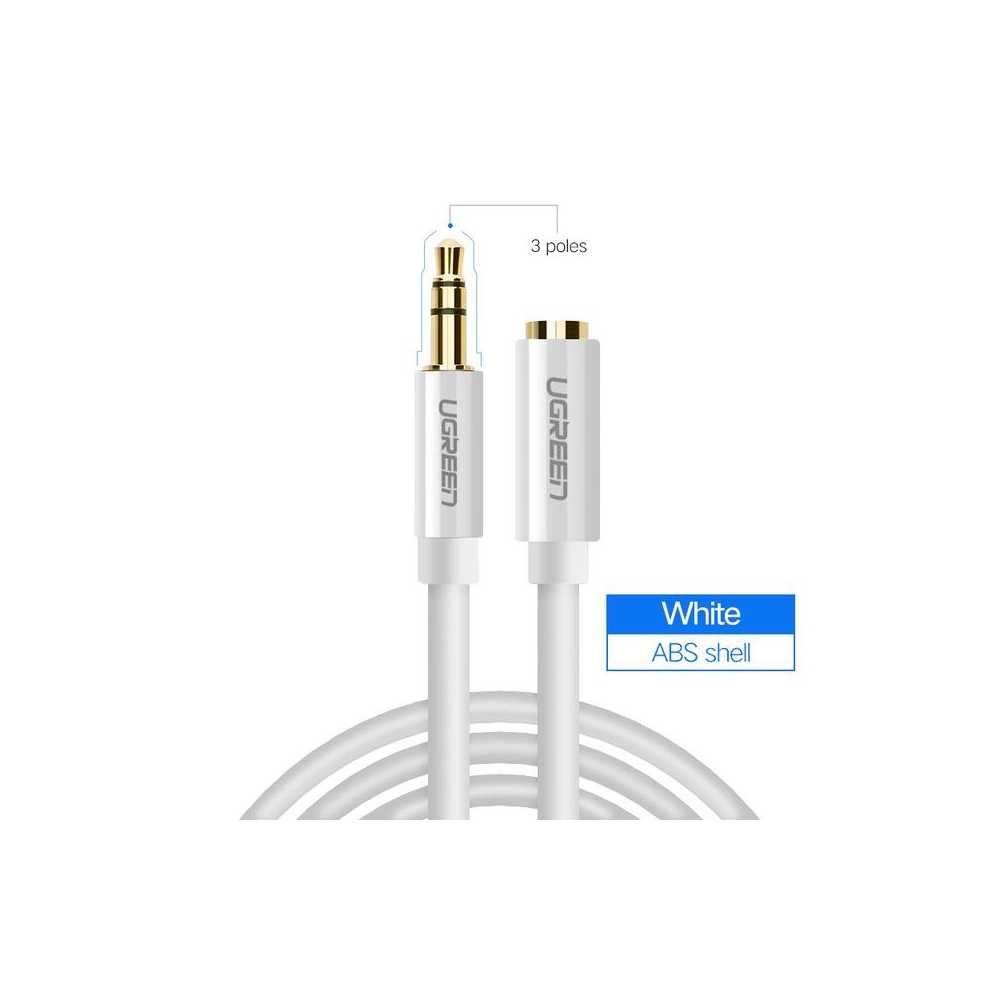 Ugreen AV118 (10778) Jack 3.5Mm Audio Extension Cable Male To Female Aux Cable 5M Headphone Extension