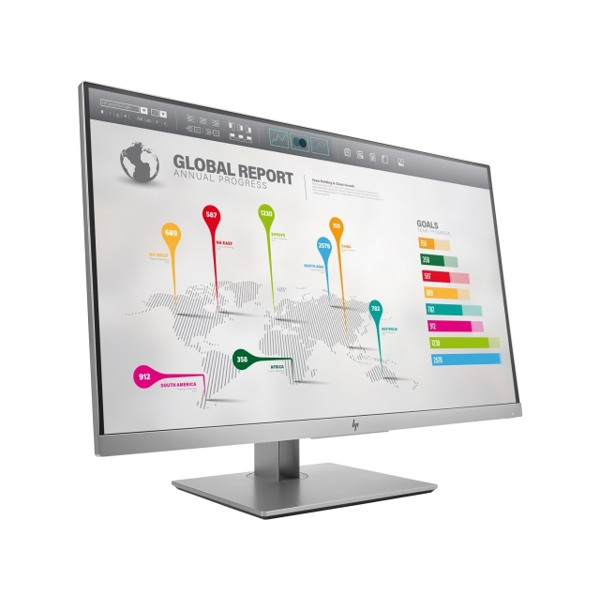 მონიტორი HP ELITEDISPLAY E273Q   27" IPS  (69CM)  (2560X1440)  60HZ, 16:9, 5MS, 350CDM², 1.000:1, 178°X178°, DISPLAYPORT, HDMI, VGA