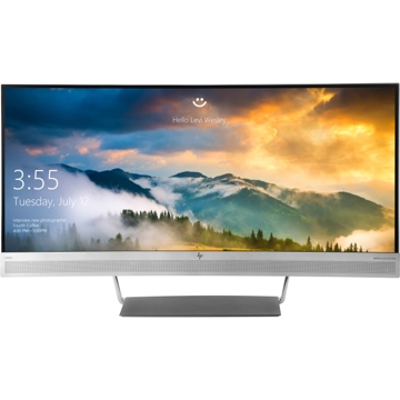 მონიტორი HP ELITEDISPLAY S340C  34" (86CM) WQHD (3440 X 1440), 60HZ, 300 CDM², 3000:1,178°X178°,  1HDMI, 1 DP, 1USB 3.0, 1 USB TYPE- C BLACK AND SILVER