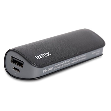 პორტატული დამტენი 3696- INTEX Mobile Power Bank PB03 2500MaH