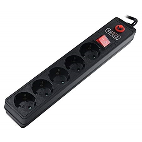 დამაგრძელებელი POWER STRIP - SWEEX 5 Socket Power Strip 3500 W - PP010