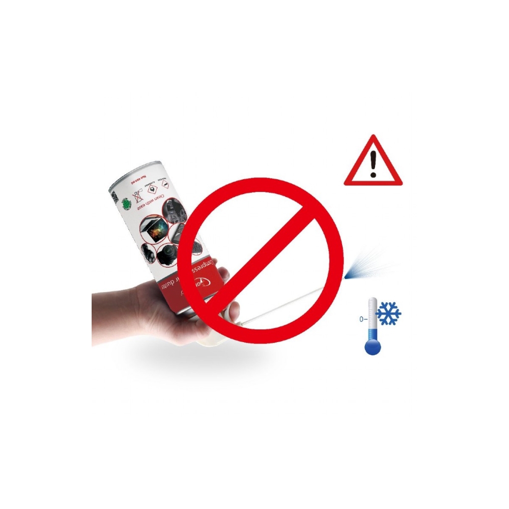 საწმენდი შეკუმშული ჰაერი  GEMBIRD Compressed air duster (non-flammable), 400 ml - ACCESSORIE 