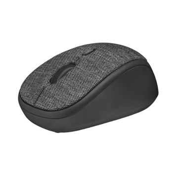 მაუსი TRUST YVI FABRIC WIRELESS MOUSE - BLACK