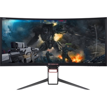 მონიტორი Acer Predator Z35 Screen: 88.9 cm (35") Curved UW-QHD (3440 x 1440) 4 ms GTG 21:9 LED -4°to35° 16.7 Million Colours 300 cd/m² NVIDIA G-SYNC™ / Speakers Yes / HDMI /USB /DisplayPort