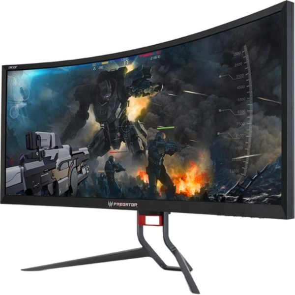 მონიტორი Acer Predator Z35 Screen: 88.9 cm (35") Curved UW-QHD (3440 x 1440) 4 ms GTG 21:9 LED -4°to35° 16.7 Million Colours 300 cd/m² NVIDIA G-SYNC™ / Speakers Yes / HDMI /USB /DisplayPort