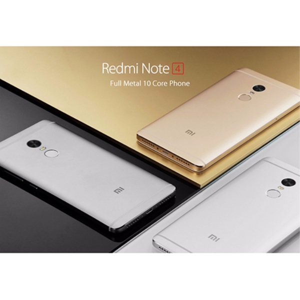მობილური ტელეფონი Xiaomi Redmi Note 4 5.5  full HD, IPS (1920x1080)/Android 6.0 Marshmallow/MIUI 8/LTE/64GB/3GBMediatek MT6797 Helio X20 ten-core 2.1GHz/Mali-T880/metal/nano SIM+micro SIM or micro SIM + microSD card/ /13MP (f/2.0)/5MP(f/2.0)/4100mAh/silver