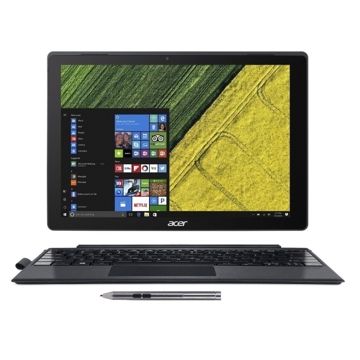 პლანშეტური კომპიუტერი ACER Tablet Switch 5 Core i5 SW512-52 12.0'' (2160*1440), IPS/Intel Core i5 (7th Gen Intel)/4GB/256GB/Windows 10 Home 64-bit (+Win Ink)/front 2MP +Rear 5MP/4870mAh, 10.5 hrs (fast charging)/Fingerprint , Backlit KB, Active Pen(MSFT protocol), USB 3.1 Typ