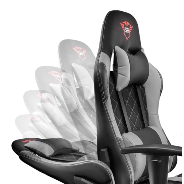 გეიმერის სკამი TRUST GXT707G RESTO CHAIR GRY