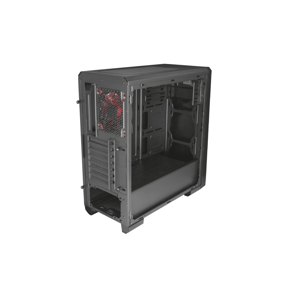 ქეისი TRUST GXT 1110 WINDOWED MID-TOWER ATX - Total size (mm) 472x206x440 - PC CASE