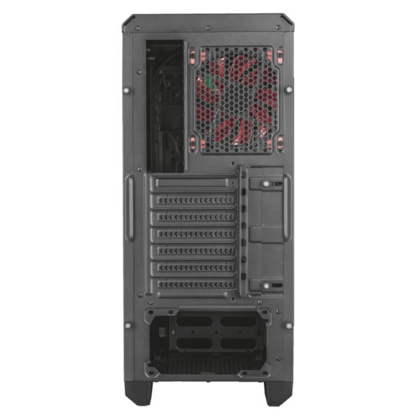 ქეისი TRUST GXT 1110 WINDOWED MID-TOWER ATX - Total size (mm) 472x206x440 - PC CASE