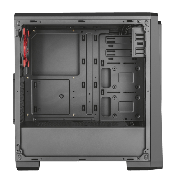 ქეისი TRUST GXT 1110 WINDOWED MID-TOWER ATX - Total size (mm) 472x206x440 - PC CASE