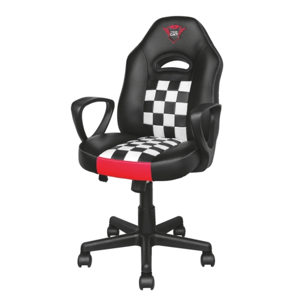 გეიმერის სკამი TRUST GXT 702 RYON JUNIOR Max. weight 80 kg / GAMING CHAIR- Black /Red