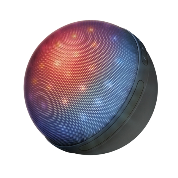 დინამიკი TRUST DIXXO ORB BLUETOOTH WIRELESS SPEAKER WITH PARTY LIGHTS /Multi-colour LED / Rechargeable battery, up to 8 hours /Integrated MP3 player