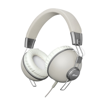 ყურსასმენი TRUST NOMA HEADPHONES - RETRO IVORY