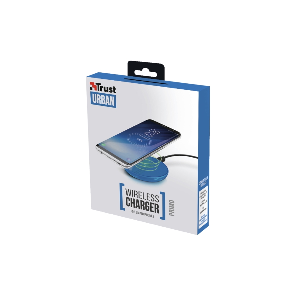 Wireless სწრაფი დამტენი UR PRIMO QI CHRGR 5W BLU