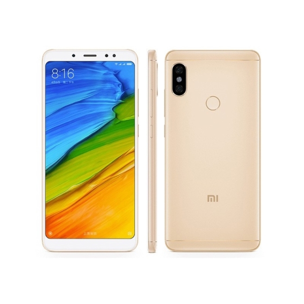 მობილური ტელეფონი Xiaomi Redmi Note 5 Gold (M1803E7SG), 5,99" 2160x1080, 1.8GHz, 8 Core, 3GB RAM, 32GB, up to 128GB flash, 12Mpix+5Mpix/13Mpix, 2 Sim, 2G, 3G, LTE, IRDA, BT, Wi-Fi, GPS, Glonass, Micro-USB, 4000mAh, 181g, 158,6x75,4x8,05
