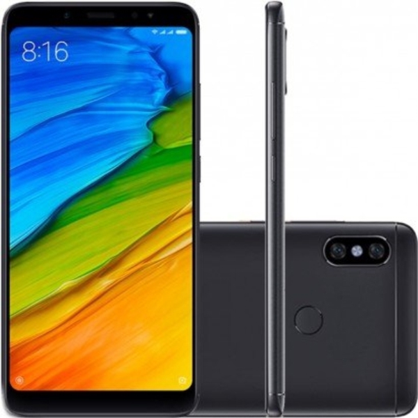 მობილური ტელეფონი  Xiaomi Redmi Note 5 Black (M1803E7SG), 5,99" 2160x1080, 1.8GHz, 8 Core, 3GB RAM, 32GB, up to 128GB flash, 12Mpix+5Mpix/13Mpix, 2 Sim, 2G, 3G, LTE, IRDA, BT, Wi-Fi, GPS, Glonass, Micro-USB, 4000mAh, 181g, 158,6x75,4x8,05