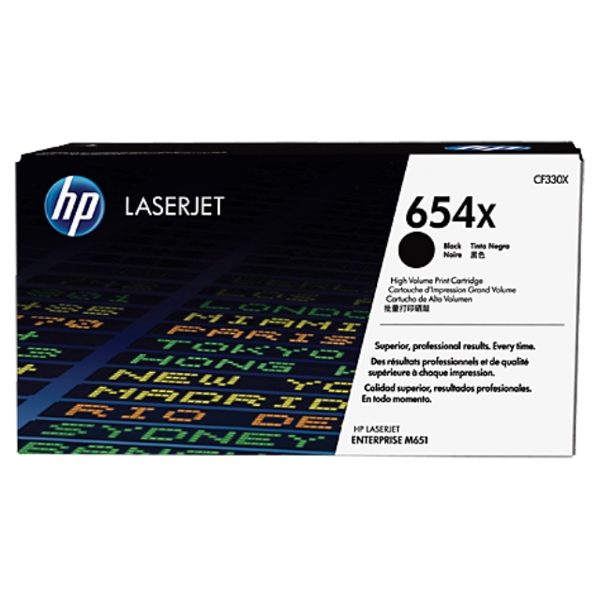 კარტრიჯი HP 654X High Yield Black Original LaserJet Toner Cartridge (CF330X)