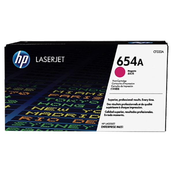 კარტრიჯი HP 654A Magenta Original LaserJet Toner Cartridge (CF333A)