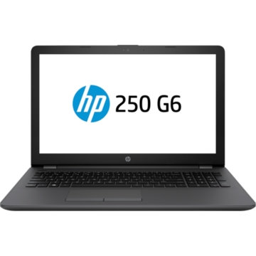 ნოუთბუქი  HP 250 G6 (3QM27EA) BLACK 2GB i3-7020U 250 G6 / 15.6 HD SVA AG / 4GB 1D DDR4 / 500GB 5400 / DOS2.0 / DVD-Writer