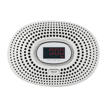 გაზის სენსორი KERUI KR-GD33 LED Digital Display Carbon Monoxide Detectors Voice Strobe Home Sec