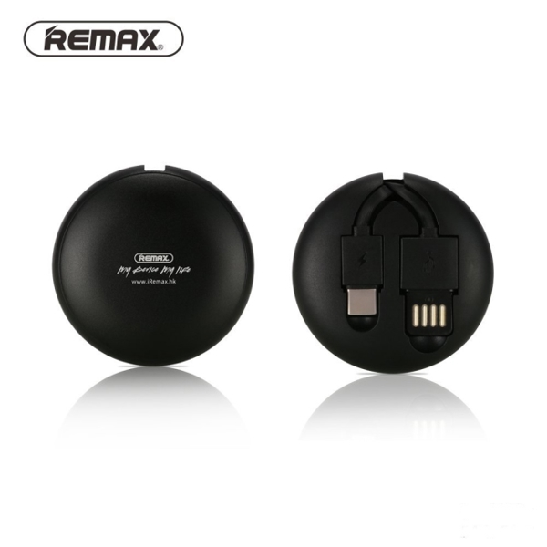 ადაპტერი Remax Cutebaby Retractable Data Cable for Type-C RC-099a 1M black