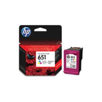 კარტრიჯი  HP 651 Tri-color Original Ink Advantage Cartridge - C2P11AE