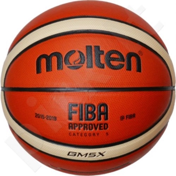 კალათბურთის ბურთი Molten 634MOBGM5X, Size 5, Basketball Ball, Brown